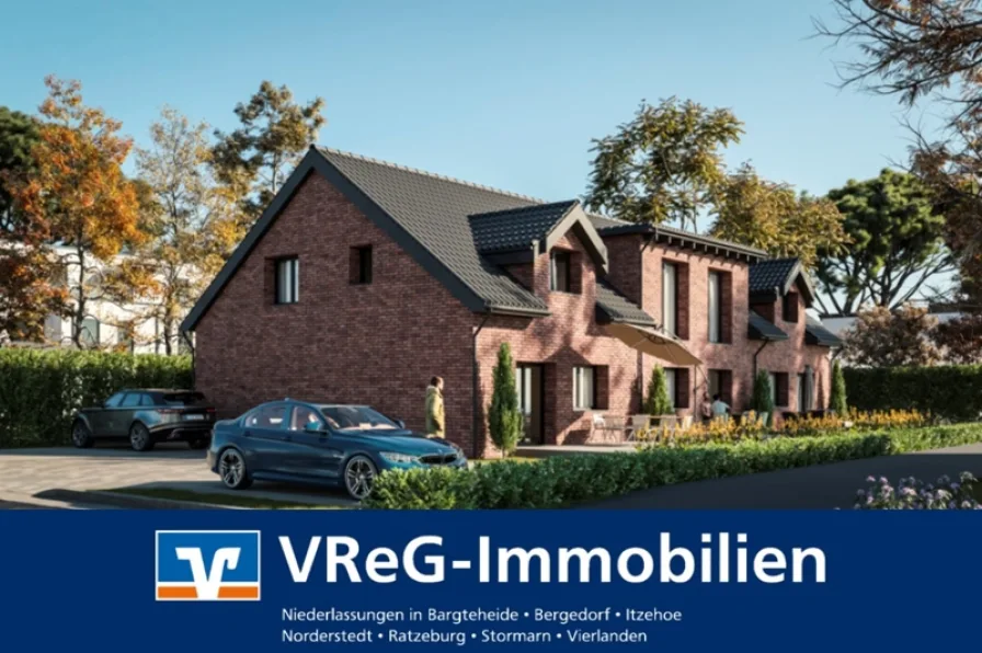 A2971_Titelbild - Haus kaufen in Geesthacht - Neubauprojekt in Geesthacht! Mittelreihenhaus für Ihre Familie