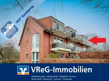 Titelbild - Wohnung kaufen in Norderstedt - Ihre neue Immobilie: Attraktive Dachgeschosswohnung in zentraler Lage