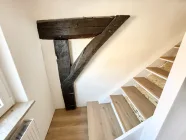 Treppe zum Dachgeschoss