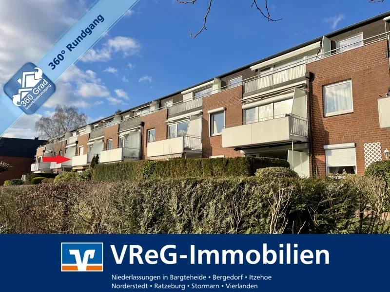 Titelbild - Wohnung kaufen in Hamburg / Schnelsen - Vermietete 3-Zimmer-Wohnung in bevorzugter Wohnlage