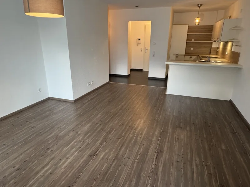 Wohnzimmer/Küche - Wohnung kaufen in Soest - Moderne Erdgeschosswohnung in zentraler Lage von Soest!