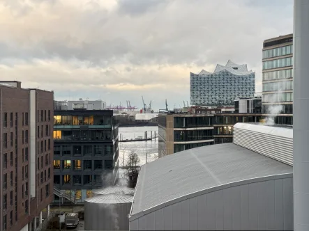 Ausblick - Wohnung mieten in Hamburg - Innovatives Studio-Apartment im exklusiven Neubauprojekt "Eleven Decks"