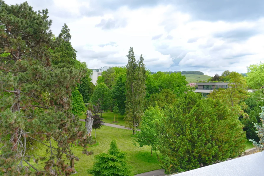 Ausblick Balkon