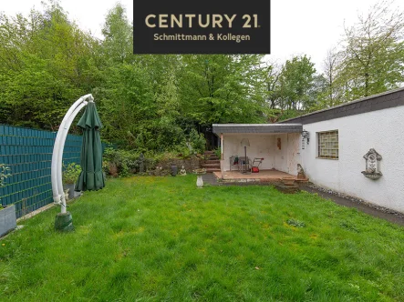 Blick in den Garten - Haus kaufen in Dortmund - Berghofen - Domizil in Sackgassenlage und Natur gleich vor der Tür