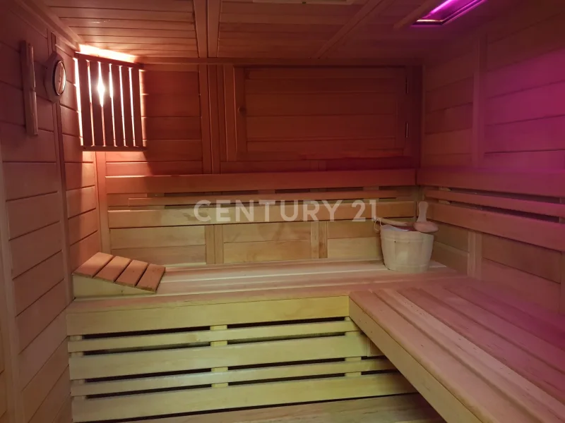 Sauna im Keller