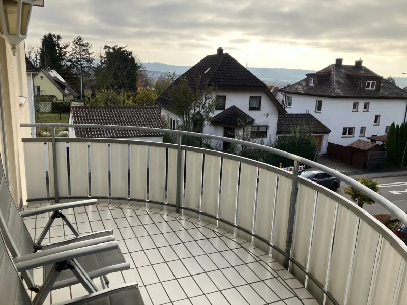 Aussicht vom Balkon