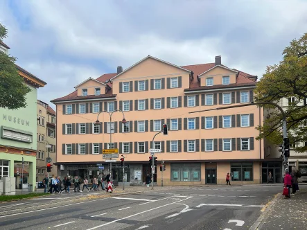 Straßenansicht - Büro/Praxis mieten in Tübingen - Büroeinheit 3. OG * zentrale Lage * historisches Gebäude