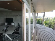 Büro und Balkon