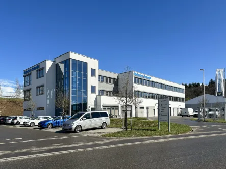 Gebäuseansicht - Büro/Praxis mieten in Tübingen - Neuwertige Büros * Glasfaser * Tübingen Au-Ost * Nähe B27