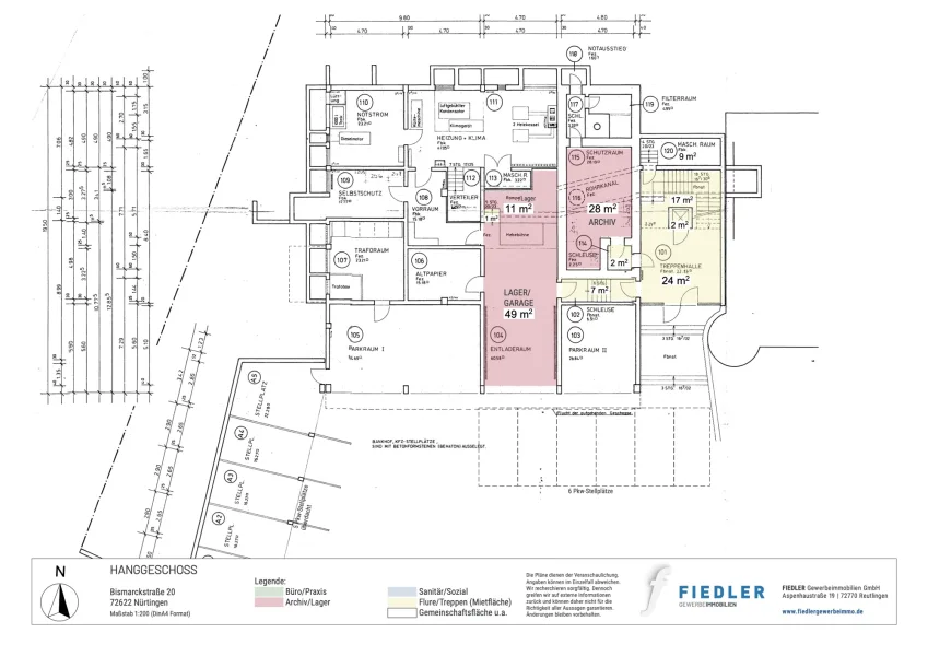 Plan Hanggeschoss