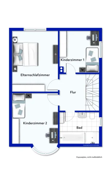 Grundriss Obergeschoss