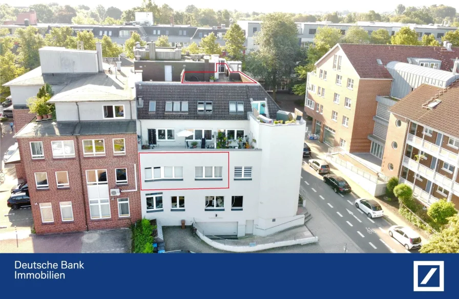 Titelbild - Wohnung kaufen in Buxtehude - Moderne 3-Zimmerwohnung im Stadtkern mit vielen Extras *zur Eigennutzung oder als Kapitalanlage*