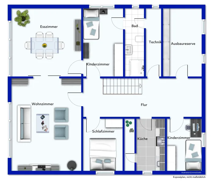 Grundriss Obergeschoss