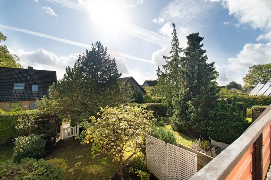 Ausblick vom Balkon