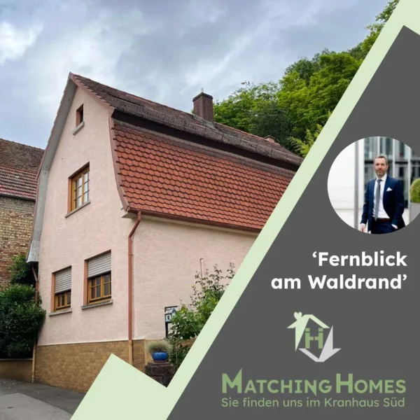 Fernblick am Waldrand - Haus kaufen in Weinheim - 115qm + 51qm Einfamilienhaus in idyllischer Randlage