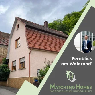 Fernblick am Waldrand - Haus kaufen in Weinheim - 115qm + 51qm Einfamilienhaus in idyllischer Randlage