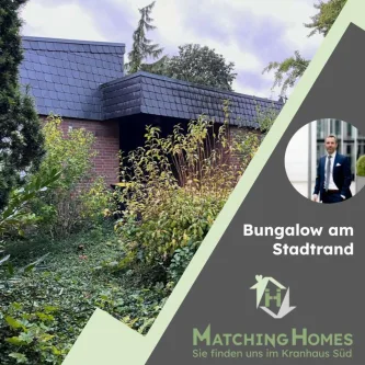 Bungalow Traum am Stadtrand - Haus kaufen in Mönchengladbach - Architektonisch ansprechendes Haus mitten in der Natur