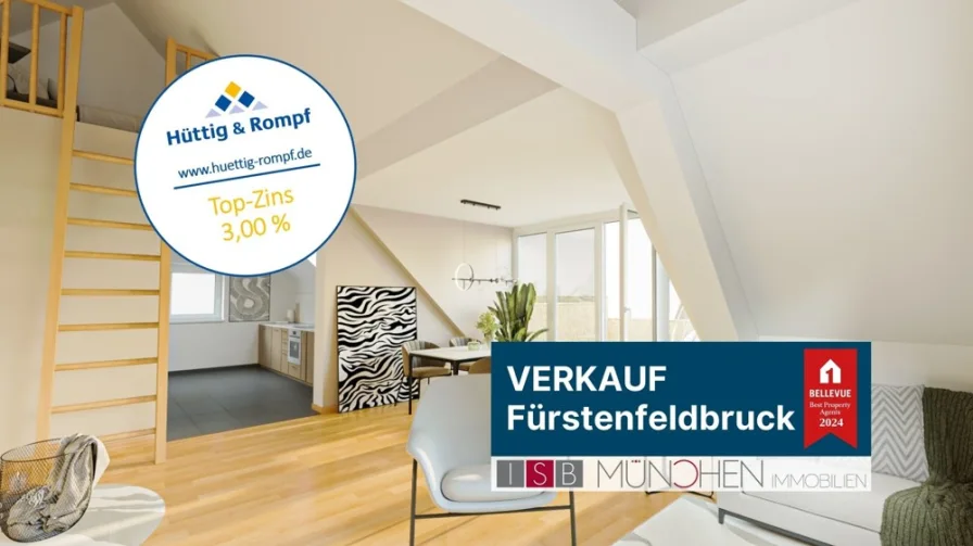  - Wohnung kaufen in Fürstenfeldbruck - Urbanes Juwel unter den Sternen: Ihre Traum-Dachgeschosswohnung in Fürstenfeldbruck