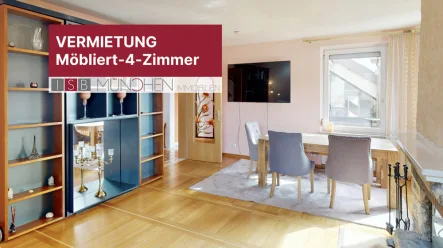  - Wohnung mieten in München - Modernes Zuhause in zentraler Lage mit bester Verkehrsanbindung. Möbliert für anspruchsvolle Mieter.
