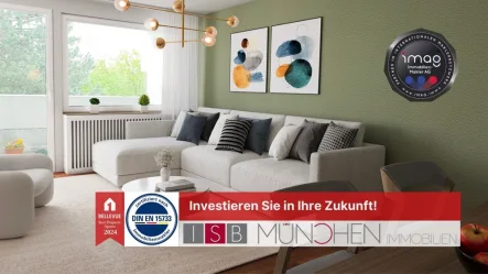  - Wohnung kaufen in München - Attraktive 3-Zimmer-Wohnung mit Südbalkon in München-Obersendling