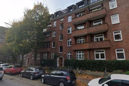 Lenhartzstraße 23 Hausansicht - Wohnung mieten in Hamburg - ACHTUNG BEFRISTET/3-Zimmer Whg. mit Balkon in Harvestehude zur befristeten Zwischenmiete 01.10.2024-31.03.2025