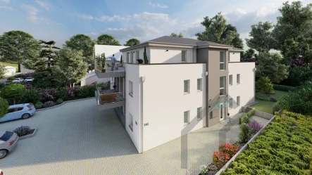 Außenansicht - Wohnung kaufen in Kirkel / Limbach bei Homburg (Saar) - Neubauprojekt in Kirkel-Limbach Whg 4 - 1.OG