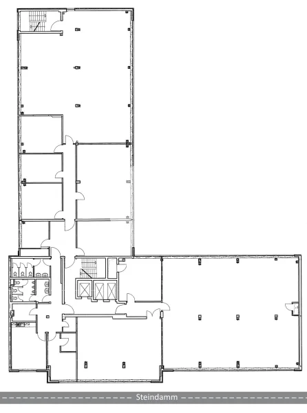 1. Obergeschoss mit ca. 952 m²