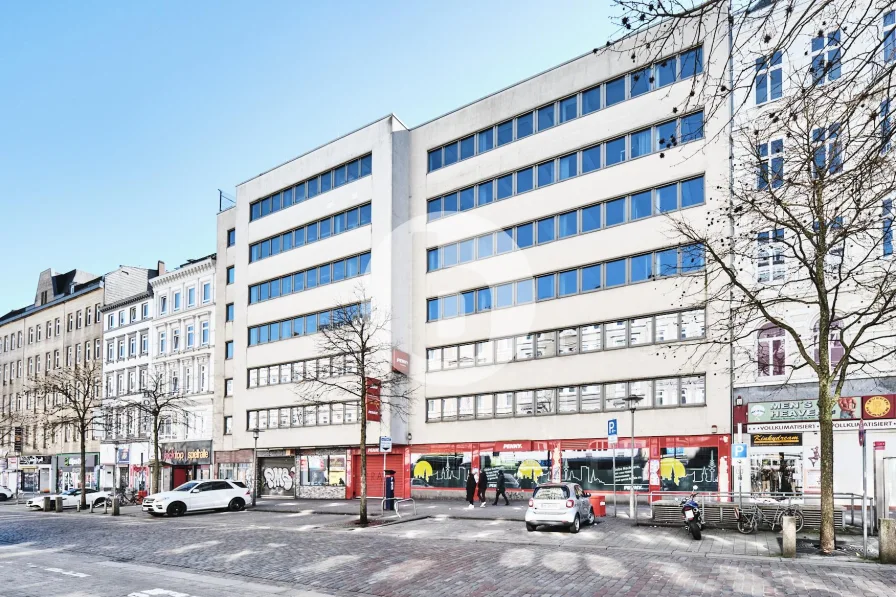 Außenansicht - Büro/Praxis mieten in Hamburg - bürosuche.de: Effiziente und günstige Büroflächen am Hauptbahnhof zu mieten