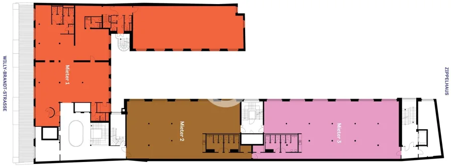 4. Obergeschoss mit ca. 1.275 m²