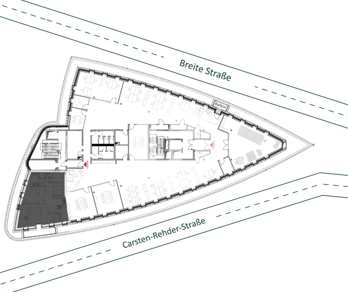 5. Obergeschoss mit ca. 694 m²