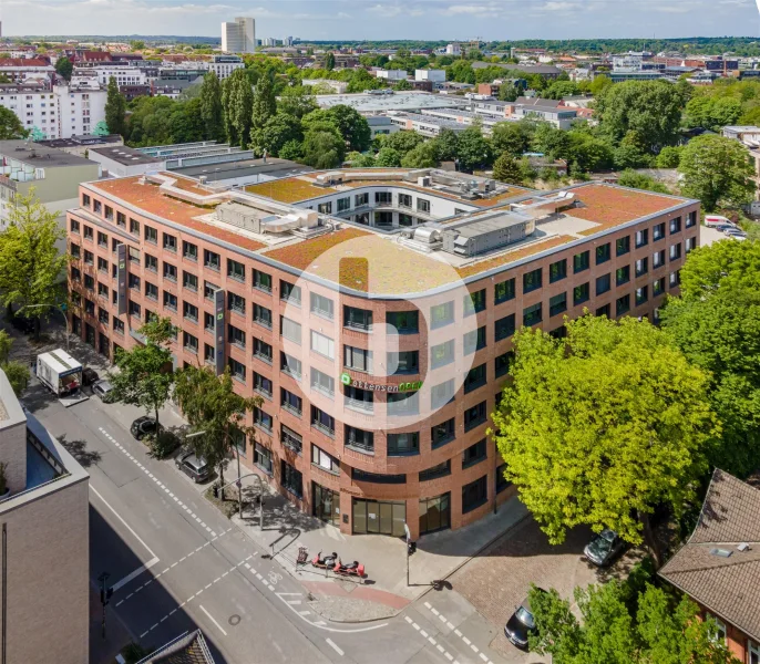 Außenansicht - Büro/Praxis mieten in Hamburg - ottensenOPEN - Hochwertige und moderne Bürofläche in zentraler Lage