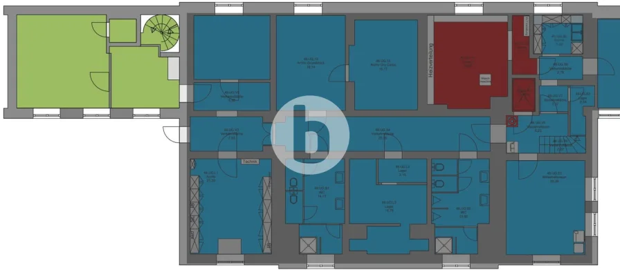 Untergeschoss mit ca. 42 m²