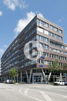 Außenansicht - Büro/Praxis mieten in Hamburg - buerosuche.de: Moderne Bürofläche mit perfekter Anbindung in Hammerbrook!