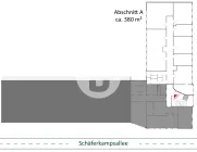 1. Obergeschoss mit ca. 380 m²