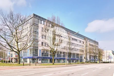 Außenansicht - Büro/Praxis mieten in Hamburg - bürosuche.de: Effiziente und helle Büroflächen in exponierter Lage mieten