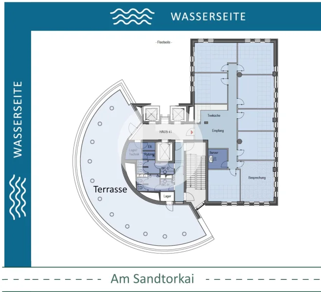 7. Obergeschoss mit ca. 353 m²