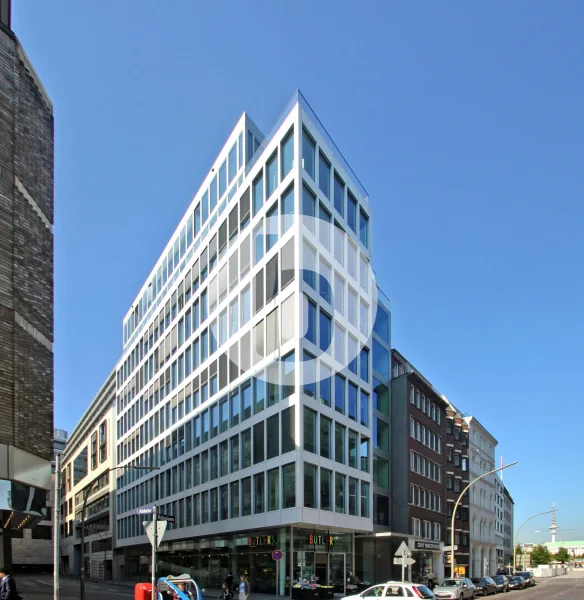 Außenansicht - Büro/Praxis mieten in Hamburg - Bürofläche mit Alsterblick und großer Dachterrasse in Hamburg mieten