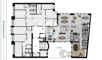 2. Obergeschoss mit ca. 263 m² - Musterplanung