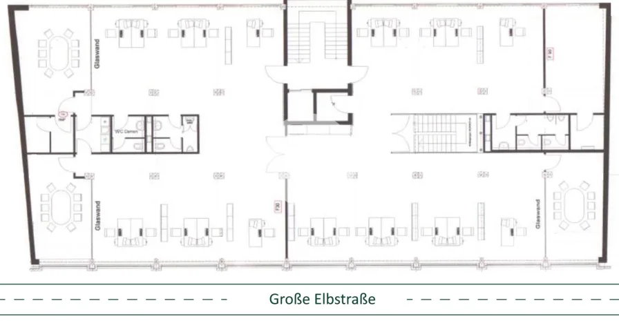 2. Obergeschoss mit ca. 597 m² - teilbar ab ca. 283 m²