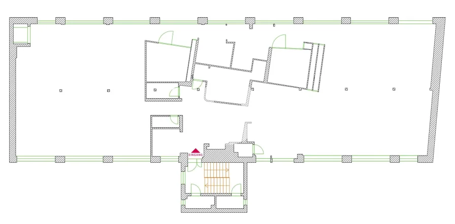 3. Obergeschoss mit ca. 450 m², teilbar ab ca. 203 m²