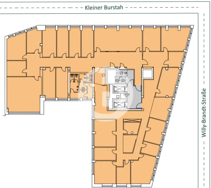 6. Obergeschoss mit ca. 774 m²