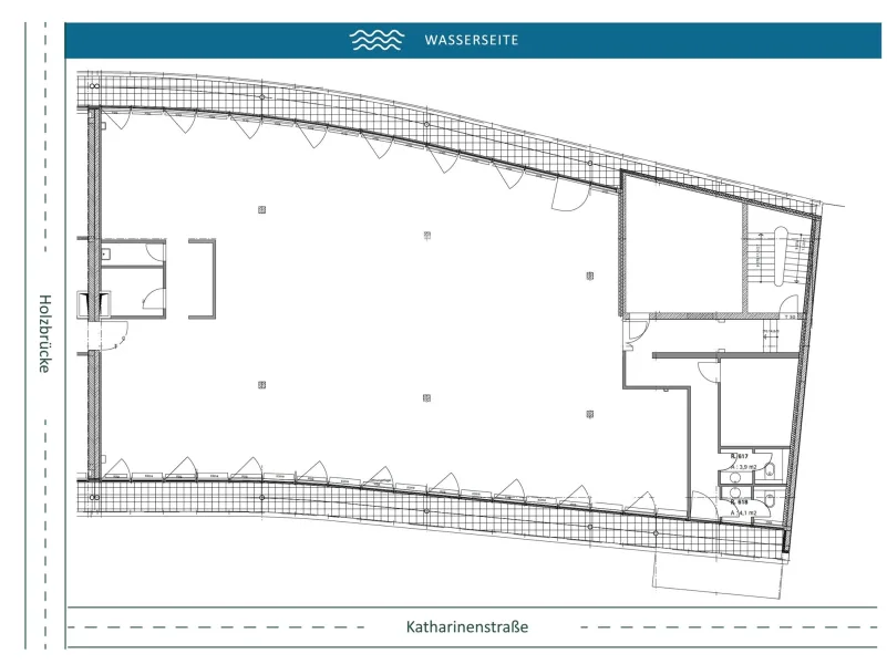 6. Obergeschoss mit ca. 395 m²