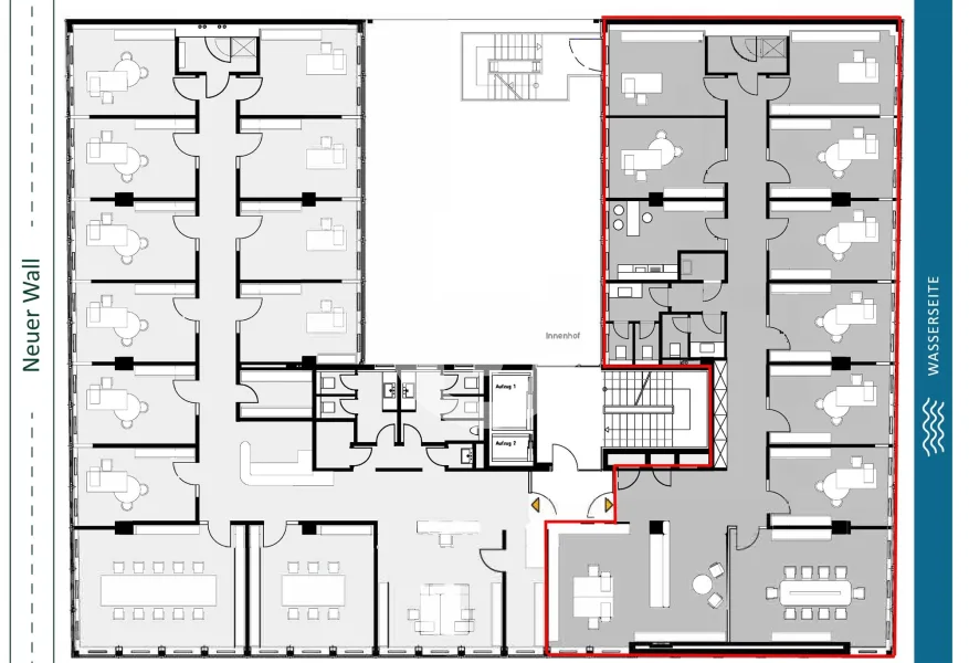 4. Obergeschoss mit ca. 289 m²