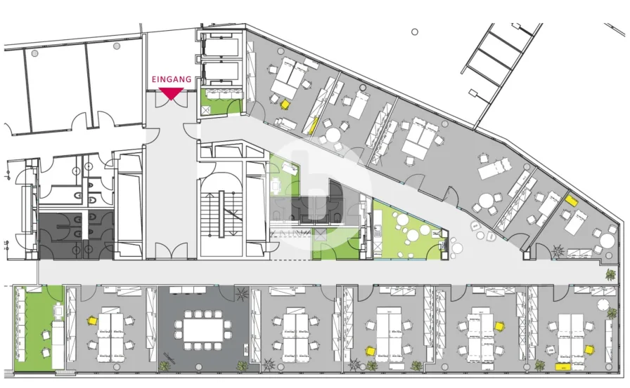 1. Obergeschoss mit ca. 601 m²