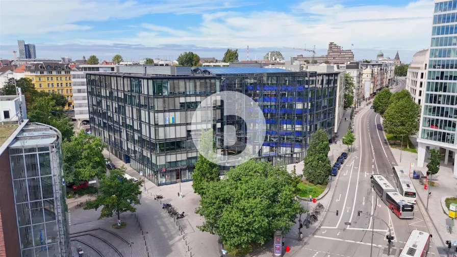 Außenansicht - Büro/Praxis mieten in Hamburg - Hochwertiger Mieterausbau im Hanse Forum.