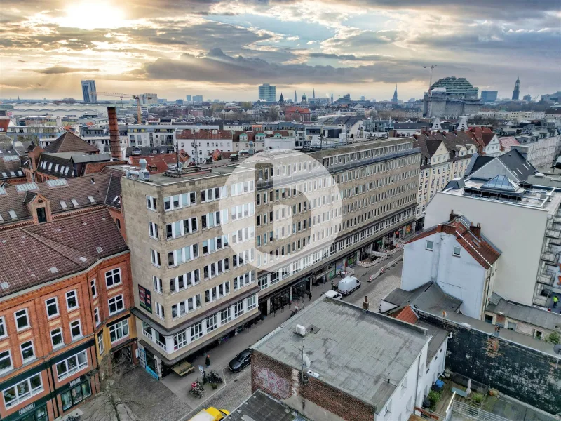 Außenansichten - Büro/Praxis mieten in Hamburg - bürosuche.de: Kreative Loftflächen in der Sternschanze zu mieten.