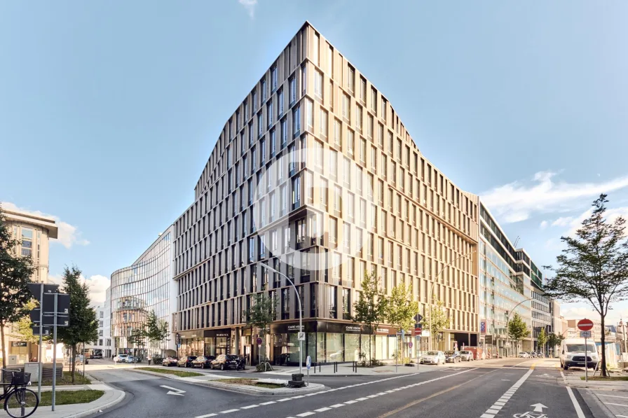 Außenansicht - Büro/Praxis mieten in Hamburg - Untervermietung: Moderne und preiswerte Büroflächen direkt in der Innenstadt!