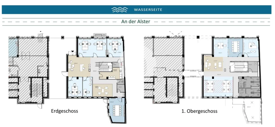 Erdgeschoss und 1. Obergeschoss mit ca. 476 m²