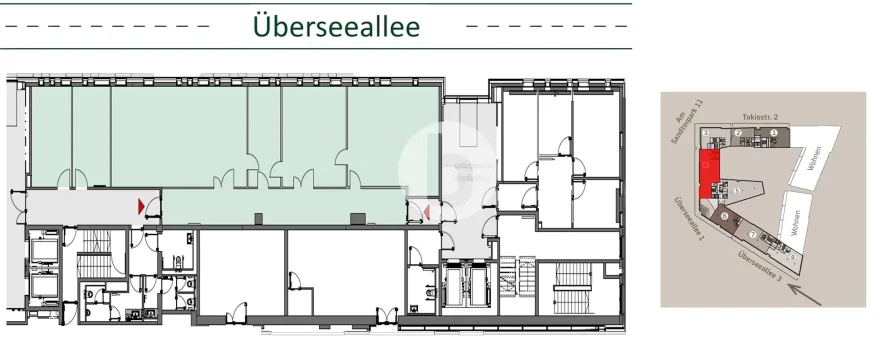 Mietbereich 4 - Erdgeschoss mit ca. 259 m²