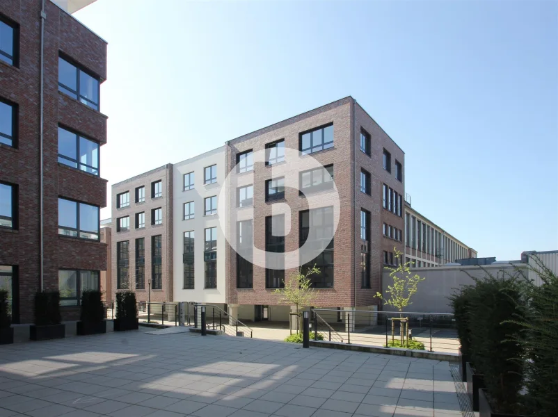 Außenansicht - Büro/Praxis mieten in Hamburg - Marzipanfabrik - Moderne Loftbüros im Hamburger Westen mieten